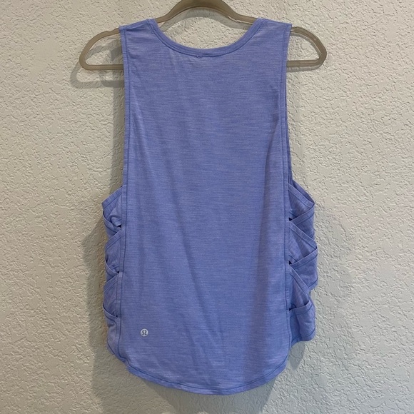 Lululemon Var-City Muscle Tank in Heathered Lilac Made With Seriously Light Luon - Picture 9 of 9